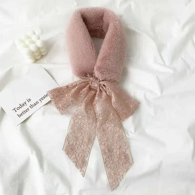 Pink Korea Lace Fashion Fall Winter Women Lady Faux Fox Furry Plush Scarf Grass Collar Fur Scarf Neck Warmer New Gift Bufanda
Pink Korea Lace Fashion Fall Winter Women Lady Faux Fox Furry Plush Scarf Grass Collar Fur Scarf Neck Warmer New Gift Bufanda