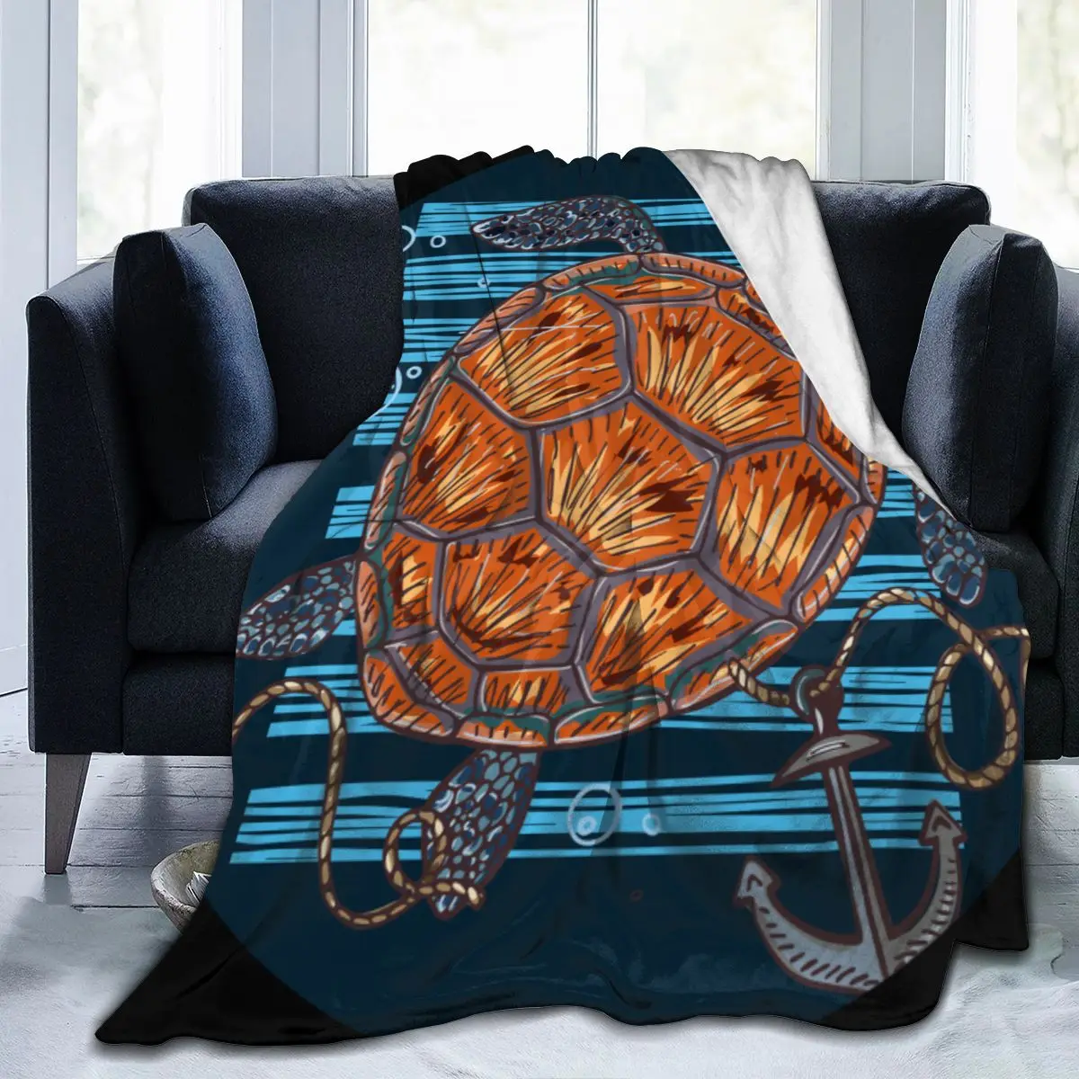 Sea Turtle Wild Marine Animals In Ocean Super Soft And Cozy Fleece Blanket Perfect For Couch Sofa Or Bed Dropship Wholesale 
Sea Turtle Wild Marine Animals In Ocean Super Soft And Cozy Fleece Blanket Perfect For Couch Sofa Or Bed Dropship Wholesale