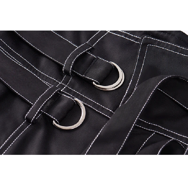 XITAO Striped Patchwork Pants Women Hit Color Tide Fashion New Style Empire Waist Split Front Belt Pocket Wide Leg Pants DZL2705 
XITAO Striped Patchwork Pants Women Hit Color Tide Fashion New Style Empire Waist Split Front Belt Pocket Wide Leg Pants DZL2705