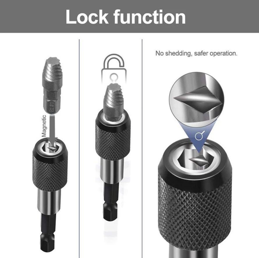 22pcs Damaged Screw Extractor Quick Change Broken Bolt Remover Drill Bits Set Durable And Practical To Use
22pcs Damaged Screw Extractor Quick Change Broken Bolt Remover Drill Bits Set Durable And Practical To Use