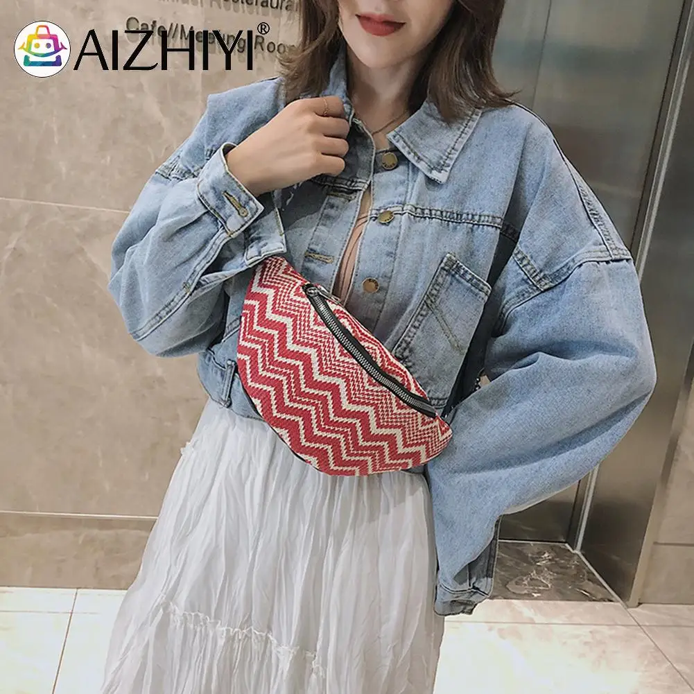 Винтажная Женская тканая сумка через плечо с принтом, повседневная женская маленькая нагрудная поясная сумка, поясные сумки 
Винтажная Женская тканая сумка через плечо с принтом, повседневная женская маленькая нагрудная поясная сумка, поясные сумки