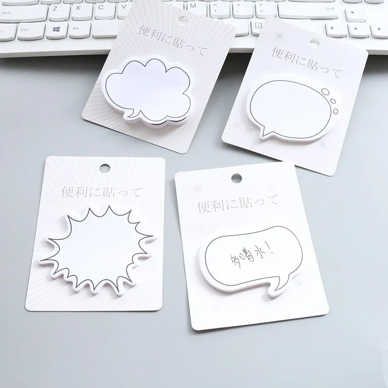 1PC Creative Cartoon Dialog Box Stickers Self-Adhesive Memo Pad Sticky Notes Bookmark School Office Supply
1PC Creative Cartoon Dialog Box Stickers Self-Adhesive Memo Pad Sticky Notes Bookmark School Office Supply