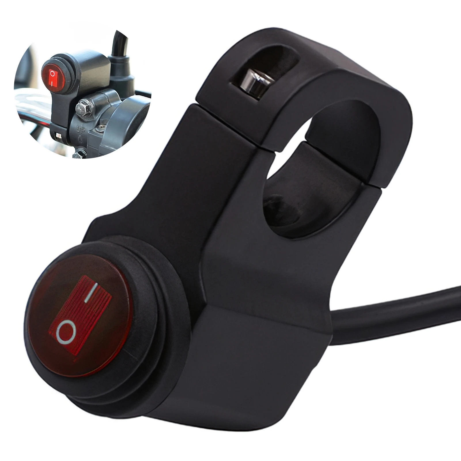 TiOODRE Motorcycle Handlebar Switch CNC Waterproof 22mm Handlebar Headlight Switch for 12V Motorcycles Motorbikes Scooters
TiOODRE Motorcycle Handlebar Switch CNC Waterproof 22mm Handlebar Headlight Switch for 12V Motorcycles Motorbikes Scooters