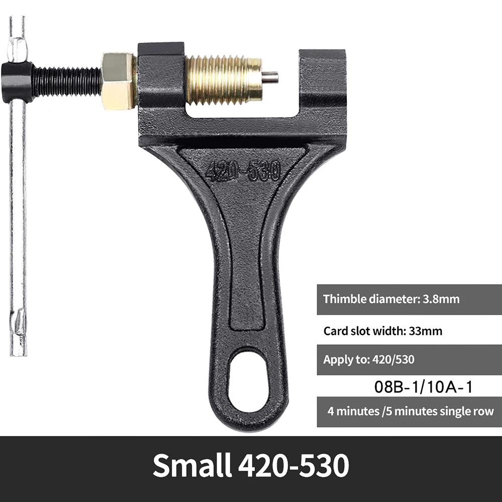 Motorcycle ATV Link Chain Removing Splitter Cutter Breaker Removal Durable Motorcycle Chain Accessories Auto Parts Repair Tool 
Motorcycle ATV Link Chain Removing Splitter Cutter Breaker Removal Durable Motorcycle Chain Accessories Auto Parts Repair Tool