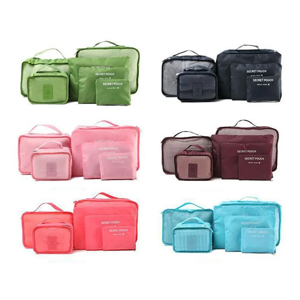 6 Pcs Clothes Storage Bags Packing Cube Traveling Home Clothing Organizer Set JAN88
6 Pcs Clothes Storage Bags Packing Cube Traveling Home Clothing Organizer Set JAN88