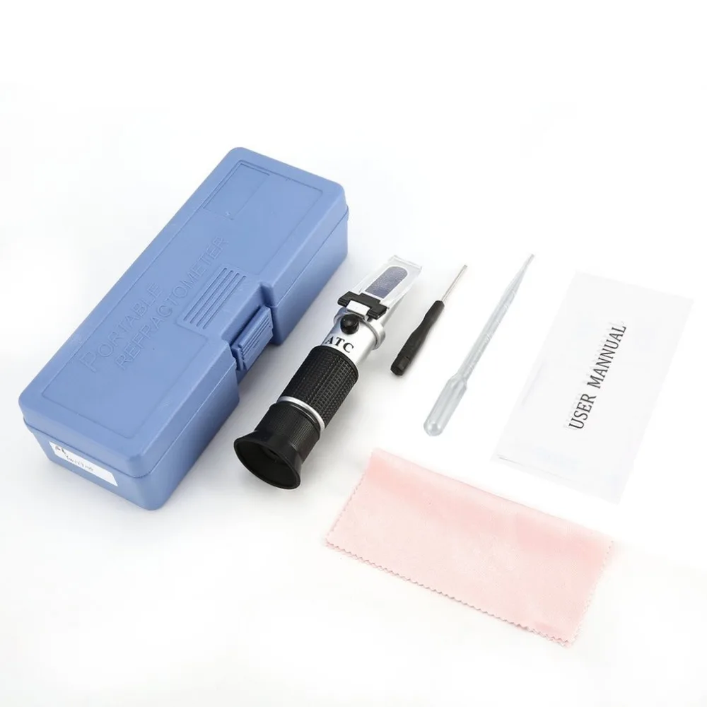Handheld Refractometer Adblue Ethylene Glycol Antifreeze Battery Fluid Content Coolant Cleaner Meter Mini ATC Measuring Tester
Handheld Refractometer Adblue Ethylene Glycol Antifreeze Battery Fluid Content Coolant Cleaner Meter Mini ATC Measuring Tester