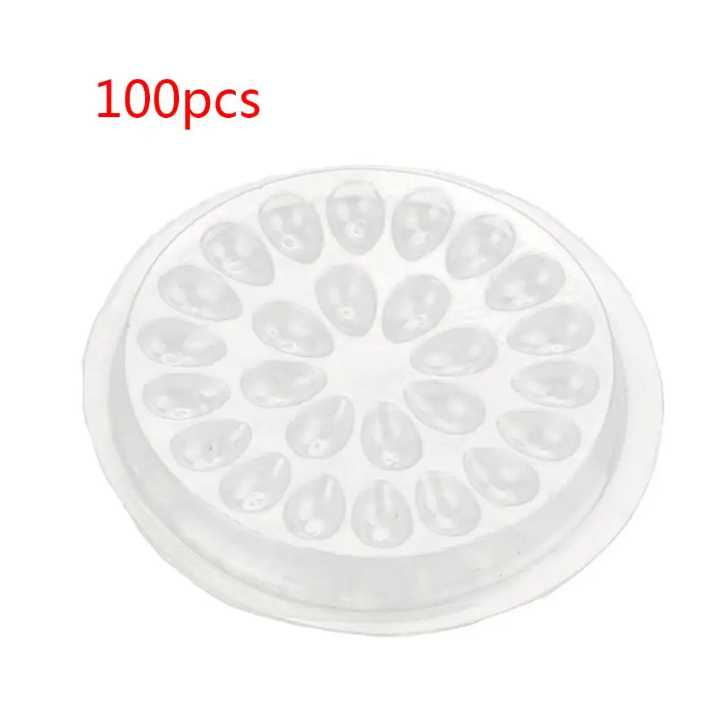 100pcs disposable Eyelash glue holder Pallet Eyelash Extension glue pads stand on eyelash plastic glue holder for eyelash
100pcs disposable Eyelash glue holder Pallet Eyelash Extension glue pads stand on eyelash plastic glue holder for eyelash