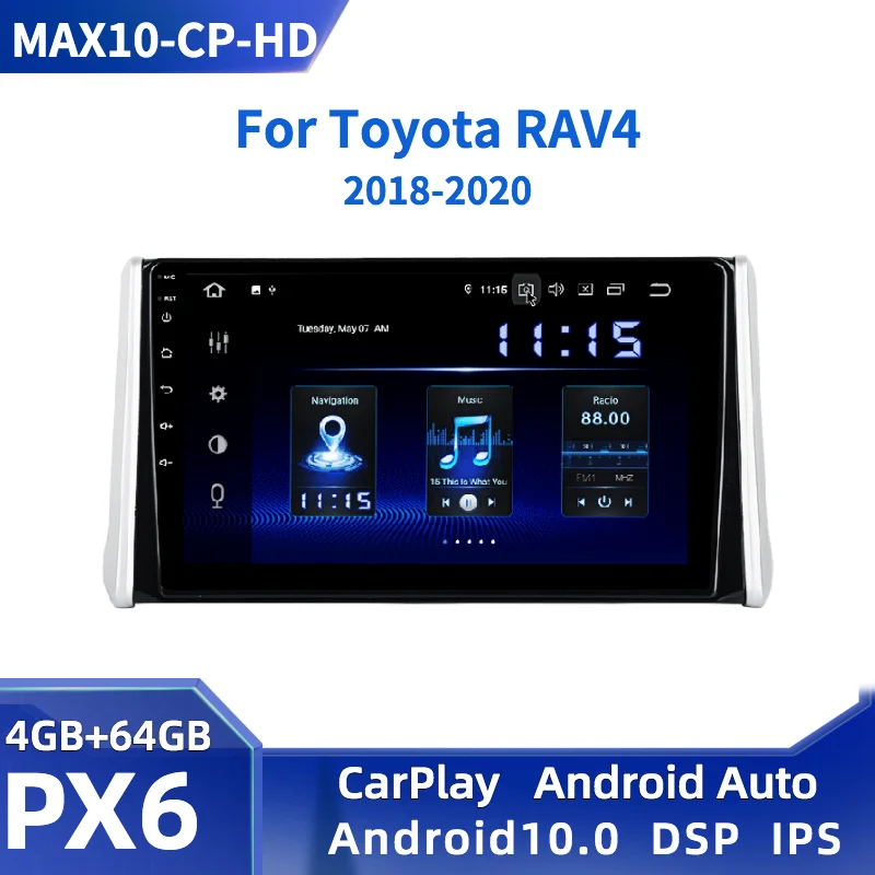 10,2 "Android 11 автомобильное радио для Toyota RAV4 2018 2019 2020 DSP мультимедийный плеер CarPlay Android Auto GPS 4 Гб + 64 ГБ
10,2 "Android 11 автомобильное радио для Toyota RAV4 2018 2019 2020 DSP мультимедийный плеер CarPlay Android Auto GPS 4 Гб + 64 ГБ