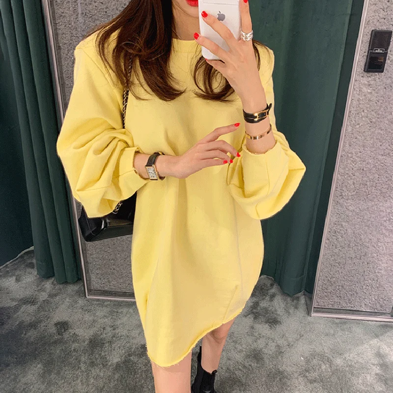 Yellow Hoodies Sweatshirts Women Long Sleeve Casual Cotton Long Pullovers Autumn Outwear Vintage Korean Oversized Tops 2021 Z092
Yellow Hoodies Sweatshirts Women Long Sleeve Casual Cotton Long Pullovers Autumn Outwear Vintage Korean Oversized Tops 2021 Z092