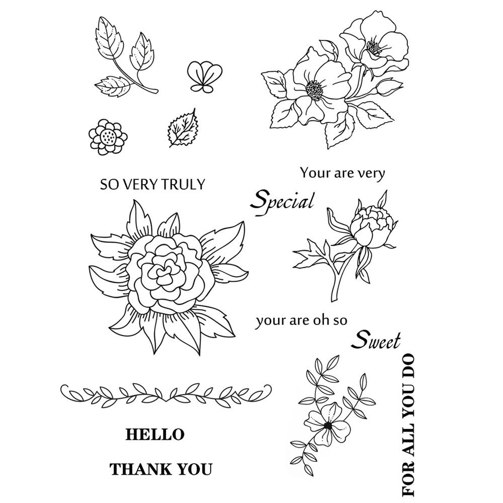 ZhuoAng Beautiful Flowers Leaves Clear Stamps For DIY Scrapbooking/Card Making/Album Decorative Silicone Stamp Crafts
ZhuoAng Beautiful Flowers Leaves Clear Stamps For DIY Scrapbooking/Card Making/Album Decorative Silicone Stamp Crafts