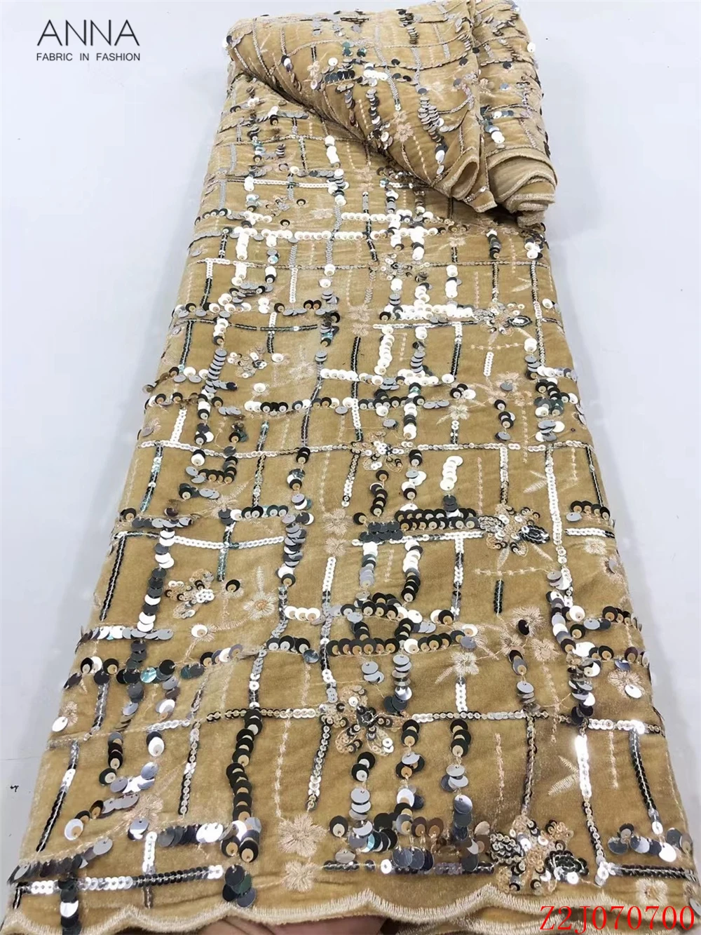 Anna Luxury Embroidery Velvet With Sequin Fabric 2021 High Quality African Lace Fabric Nigerian Classic Lace For Sewing 5 Yards
Anna Luxury Embroidery Velvet With Sequin Fabric 2021 High Quality African Lace Fabric Nigerian Classic Lace For Sewing 5 Yards