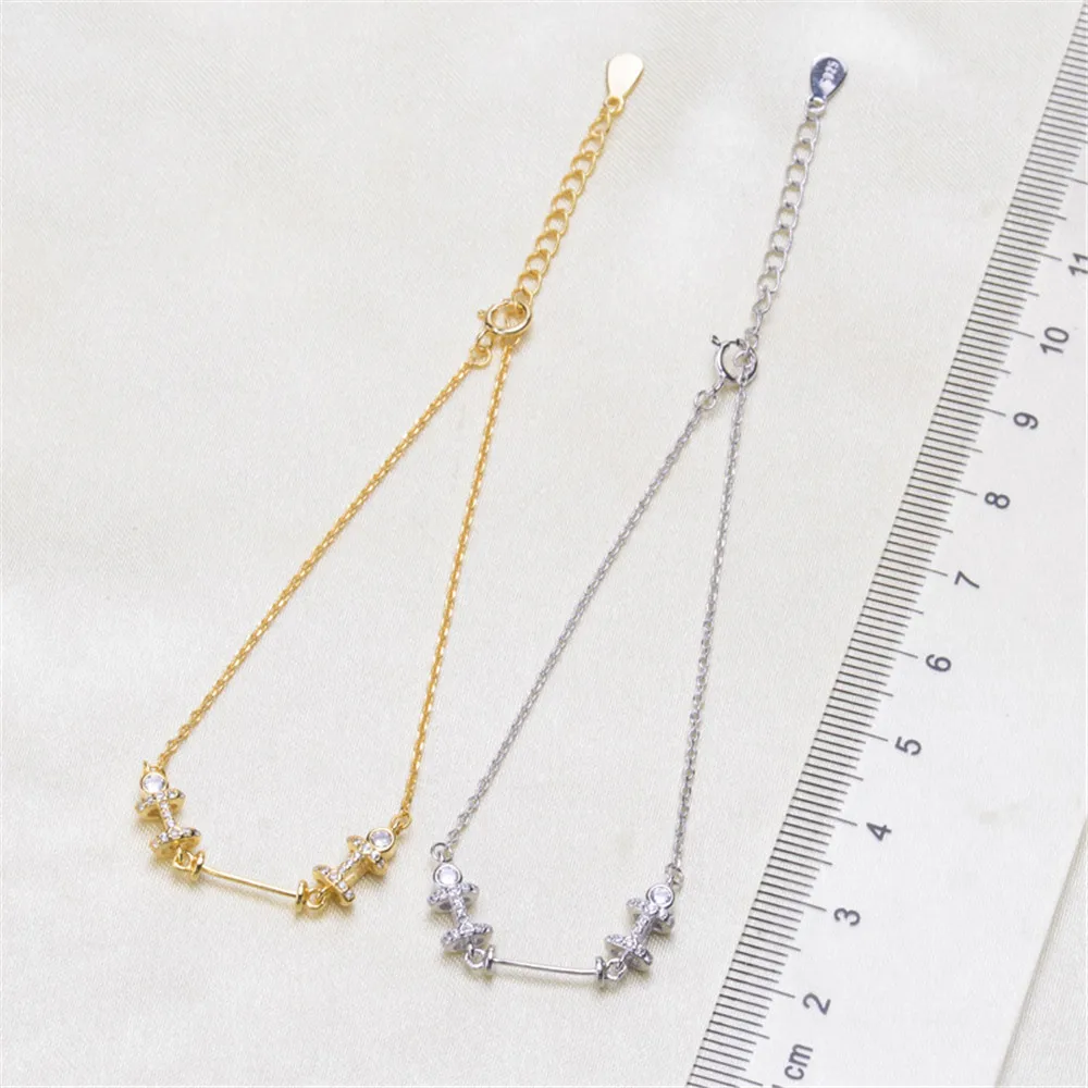 925 Sterling Silver Bangle Bracelets adjustable Lobster clasps DIY Bracelets Chains for jewelry making 
925 Sterling Silver Bangle Bracelets adjustable Lobster clasps DIY Bracelets Chains for jewelry making