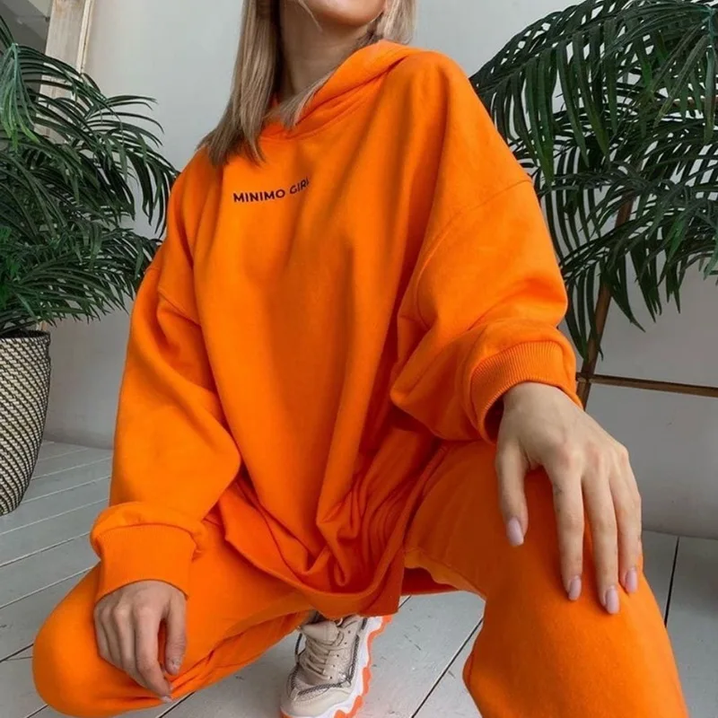 2020 New Woman Set Spring Two Piece Outfits Oversized Hoodie and Pants Casual Sport Suit Women's Winter Tracksuit Set
2020 New Woman Set Spring Two Piece Outfits Oversized Hoodie and Pants Casual Sport Suit Women's Winter Tracksuit Set