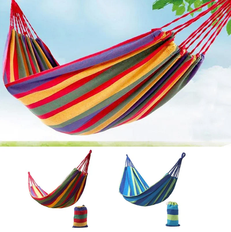 Ultralight Camping Hammock with backpack Hot Sale rainbow Outdoor Leisure Portable Hammock canvas Hammocks
Ultralight Camping Hammock with backpack Hot Sale rainbow Outdoor Leisure Portable Hammock canvas Hammocks