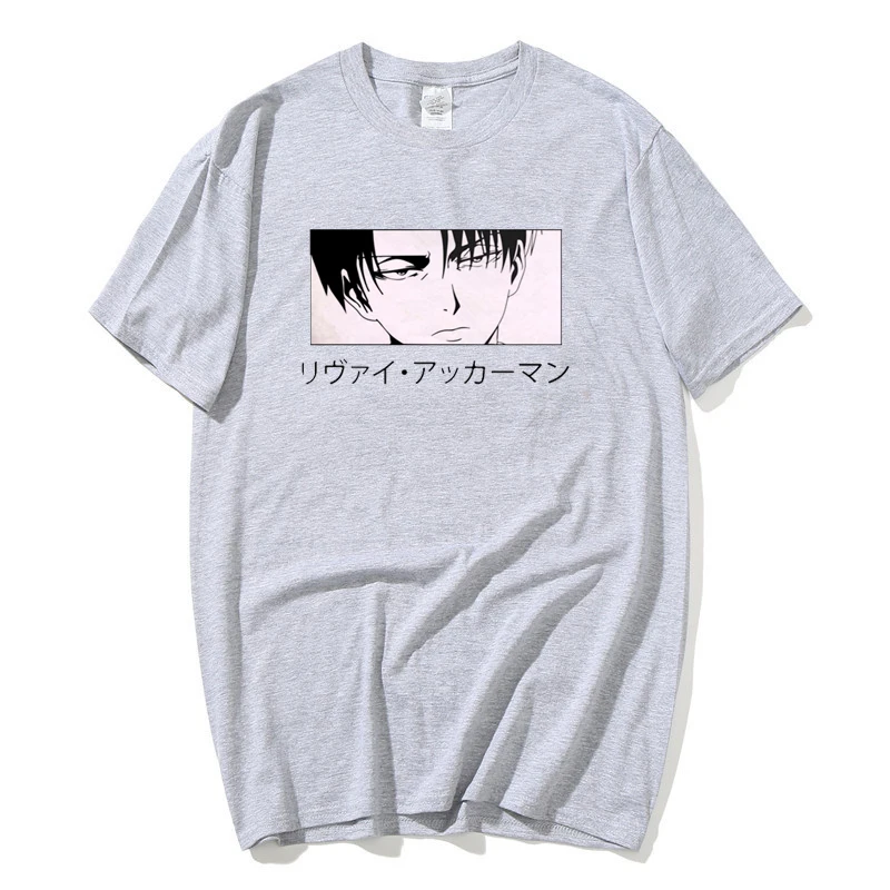 2021 Japanese anime attacks giant printed T-shirt men's casual street style short-sleeved fashionable cotton men's shirt
2021 Japanese anime attacks giant printed T-shirt men's casual street style short-sleeved fashionable cotton men's shirt