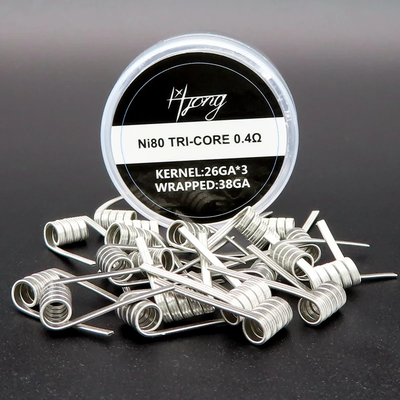 5~100pcs Vape Cotton Ni80 Tri-Core Four-Core Coil A1 Coil Heating Wire for Electronic Cigarette RDA RTA Tank RDTA Atomizer
5~100pcs Vape Cotton Ni80 Tri-Core Four-Core Coil A1 Coil Heating Wire for Electronic Cigarette RDA RTA Tank RDTA Atomizer