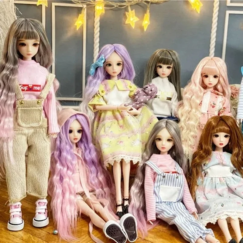 30 см набор кукол 16 шарнир Mavable 1/6 Bjd куклы игрушки с париком макияж девушка играть дом дерсс до игрушки Аксессуары подарок для девочки
30 см набор кукол 16 шарнир Mavable 1/6 Bjd куклы игрушки с париком макияж девушка играть дом дерсс до игрушки Аксессуары подарок для девочки