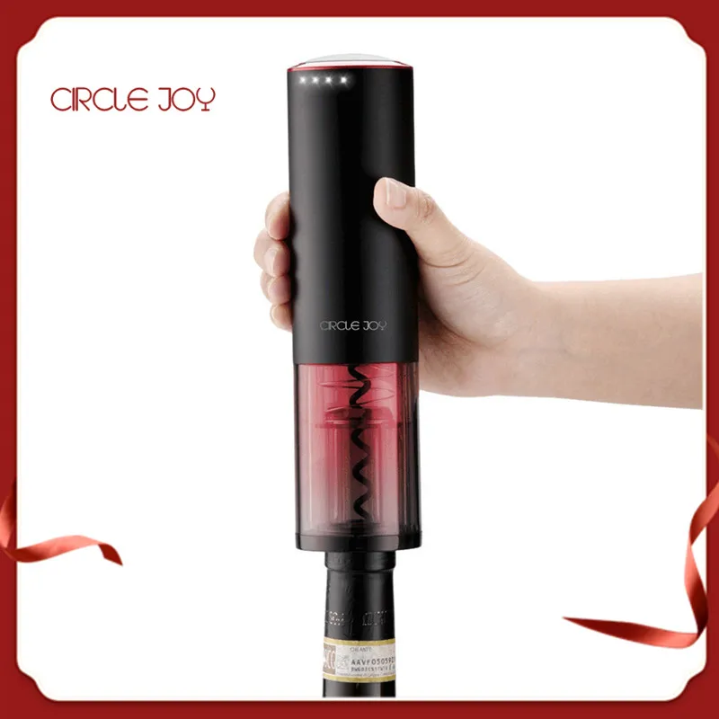 Circle Joy touch fully Automatic Electric Wine Corkscrew Bottle Opener USB Charging Wine Opener Kitchen Bar Opening Tool
Circle Joy touch fully Automatic Electric Wine Corkscrew Bottle Opener USB Charging Wine Opener Kitchen Bar Opening Tool