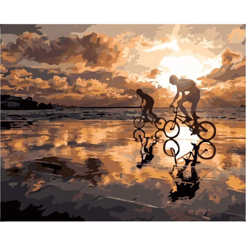 Painting By Number Bicycle And Boy Acrylic Paint HandPainted 40x50 Frame On Canvas For Adults DIY Kits Home Decoration Wall Art
Painting By Number Bicycle And Boy Acrylic Paint HandPainted 40x50 Frame On Canvas For Adults DIY Kits Home Decoration Wall Art