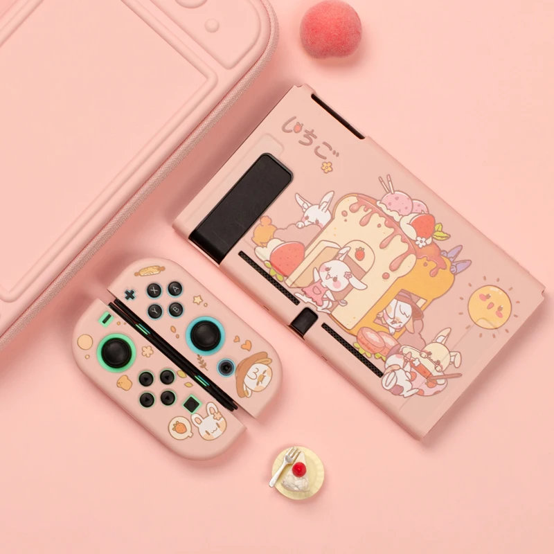 Cute Rabbit Switch Protective Shell Pink TPU Soft Cover Housing NS Game Joycon Controller Case For Nintendo Switch Accessories
Cute Rabbit Switch Protective Shell Pink TPU Soft Cover Housing NS Game Joycon Controller Case For Nintendo Switch Accessories