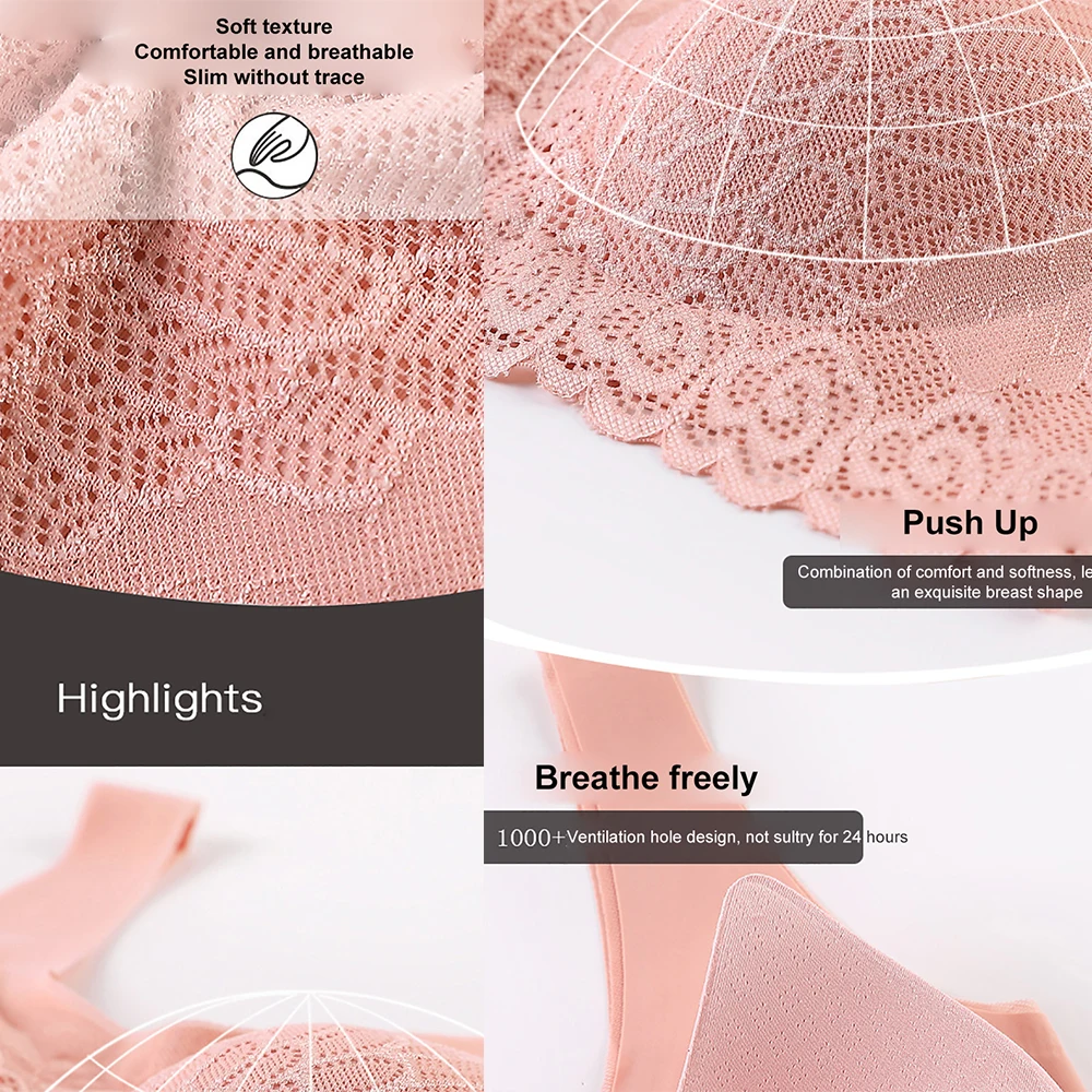 2pcs Sexy Lace Lingerie Latex Seamless Bras For Women Underwear Wire Free Sports Bra BH Push Up Bralette With Pad Vest Top Bra
2pcs Sexy Lace Lingerie Latex Seamless Bras For Women Underwear Wire Free Sports Bra BH Push Up Bralette With Pad Vest Top Bra