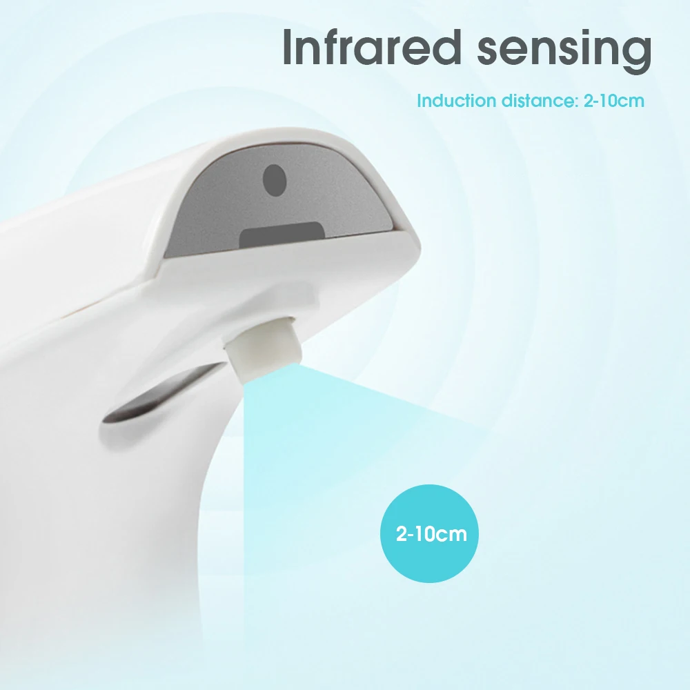 Soap Dispenser Pump Automatic Foam Soap Dispenser Infrared Smart Sensor Touchless Foam Shampoo Dispensers For Kitchen Bathroom
Soap Dispenser Pump Automatic Foam Soap Dispenser Infrared Smart Sensor Touchless Foam Shampoo Dispensers For Kitchen Bathroom