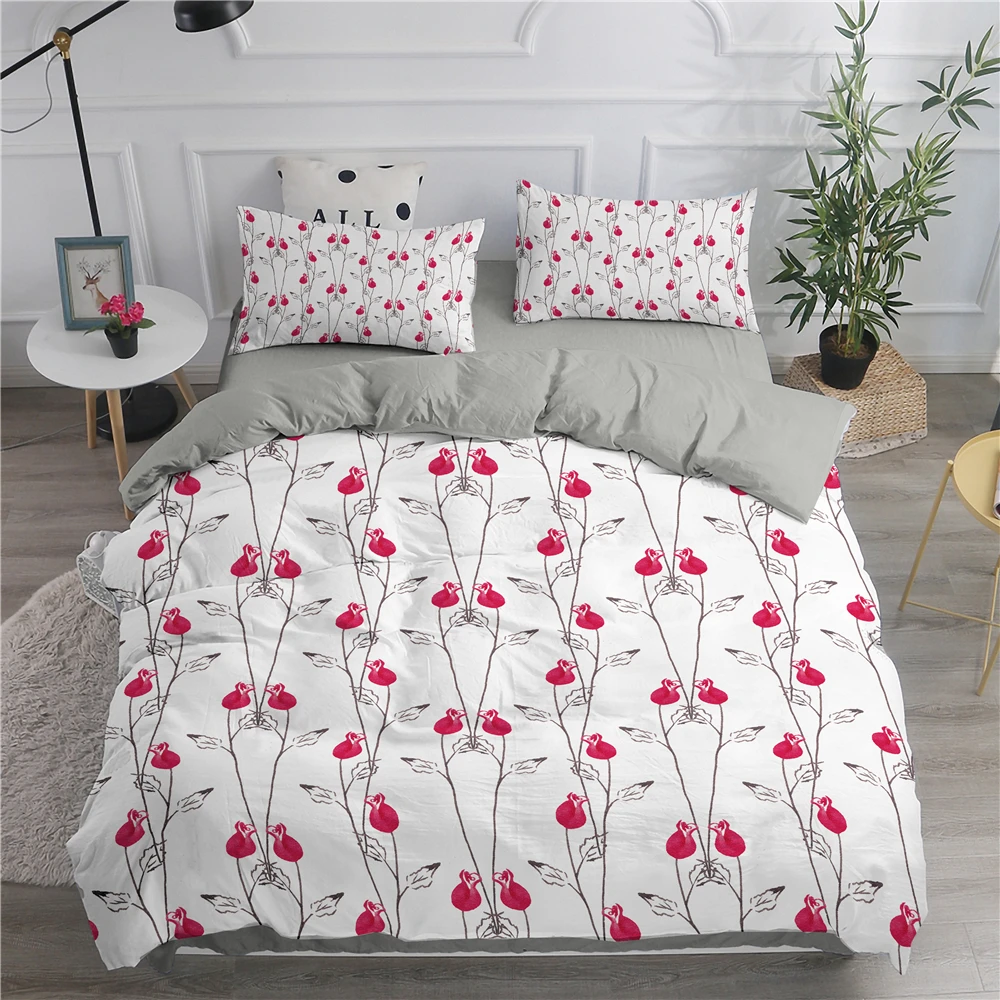 Euro 3D Bedding Set Queen Size Luxury Flowers Duvet Cover Polyester Fashion Comforter Cover Set Home Textiles Double Bed 220x240
Euro 3D Bedding Set Queen Size Luxury Flowers Duvet Cover Polyester Fashion Comforter Cover Set Home Textiles Double Bed 220x240