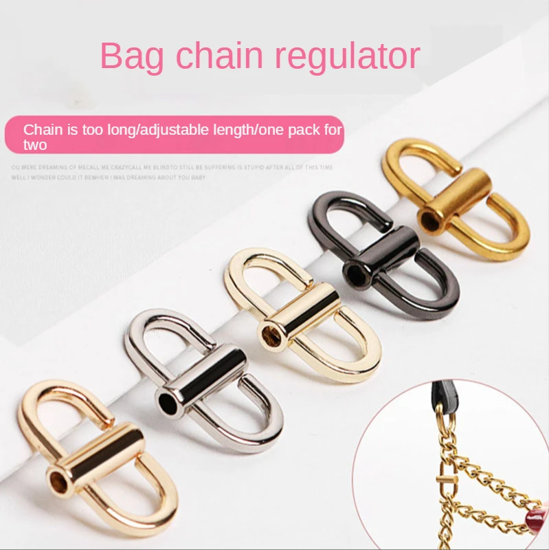 2Pcs Adjustable Metal Buckle Clip Handbag Chain Strap Length Shorten Bag Accessories Wholesale 4 Colors
2Pcs Adjustable Metal Buckle Clip Handbag Chain Strap Length Shorten Bag Accessories Wholesale 4 Colors