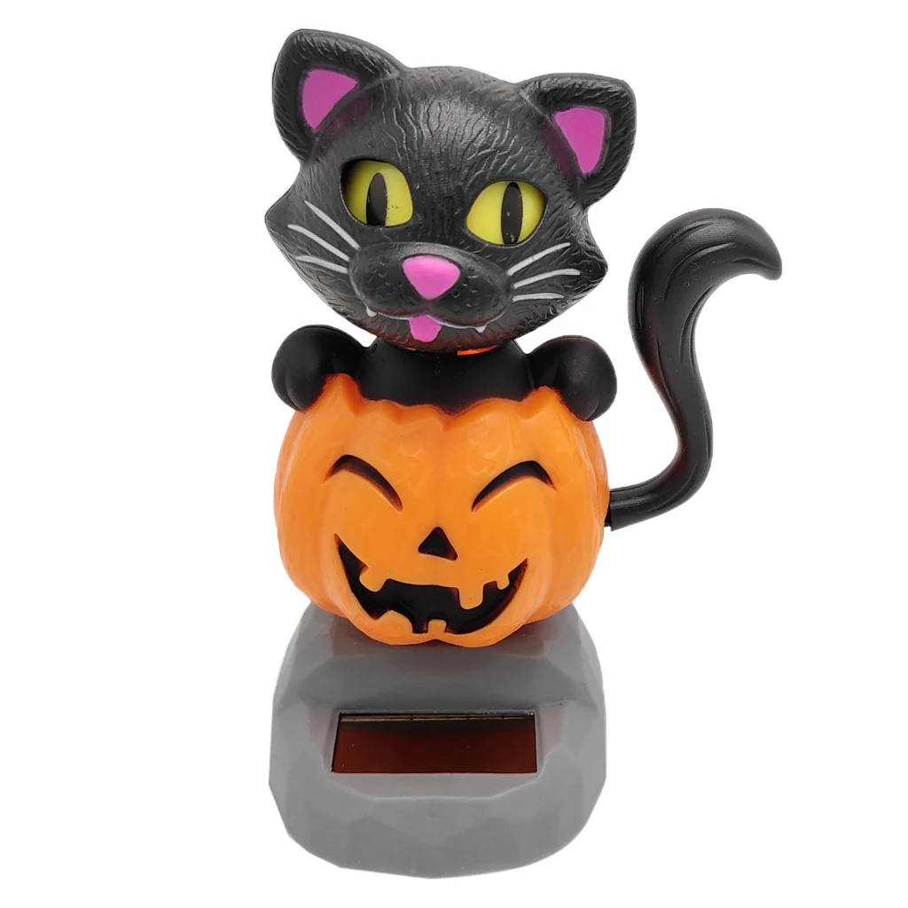 Cartoon Solar Powered Pumpkin Cat Action Figure - Dancing Swing Figurine Model Kids Educational Toy Halloween Car Desk Decor
Cartoon Solar Powered Pumpkin Cat Action Figure - Dancing Swing Figurine Model Kids Educational Toy Halloween Car Desk Decor