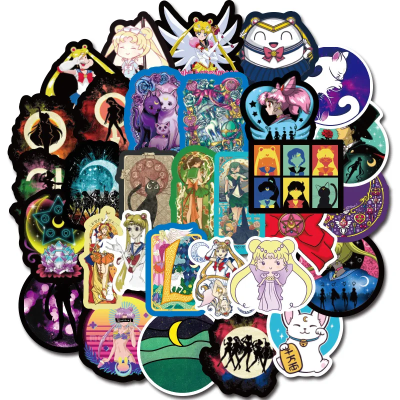 10/30/50PCS Cartoon Anime Sailor Moons Graffiti Cute Sticker Luggage Phone Deco Waterproof Comics Stickers Classic Kid Toys Gift
10/30/50PCS Cartoon Anime Sailor Moons Graffiti Cute Sticker Luggage Phone Deco Waterproof Comics Stickers Classic Kid Toys Gift