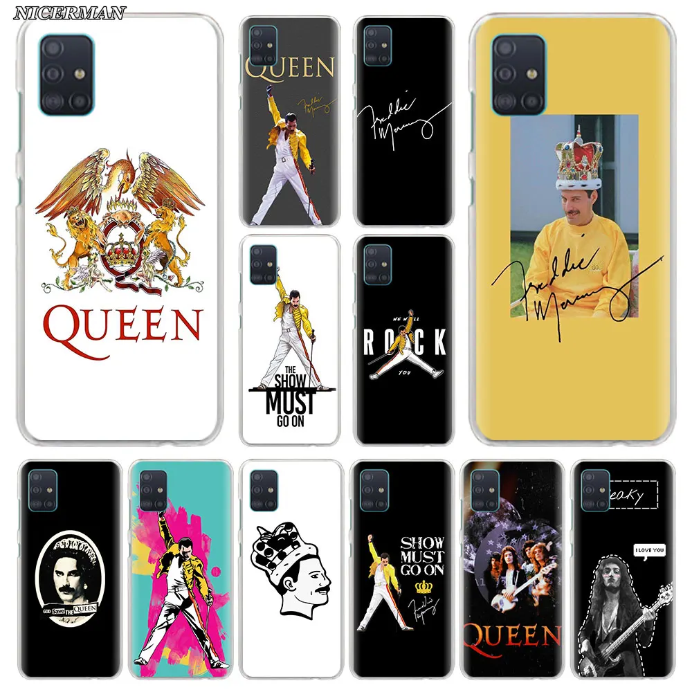 Чехол для телефона Freddie Mercury Queen band Жесткий Samsung Galaxy M10s M20 M30s M40 M11 M21 M31 M51 A7 A9 2018 A51