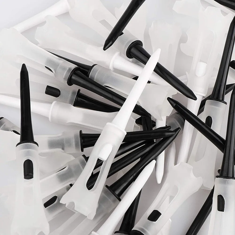 25Pcs Golf Tees Tools Soft Low Resistance Quality Plastic 83MM Golf Tees Rubber Cushion Durable Accessories Outdoor Sports
25Pcs Golf Tees Tools Soft Low Resistance Quality Plastic 83MM Golf Tees Rubber Cushion Durable Accessories Outdoor Sports