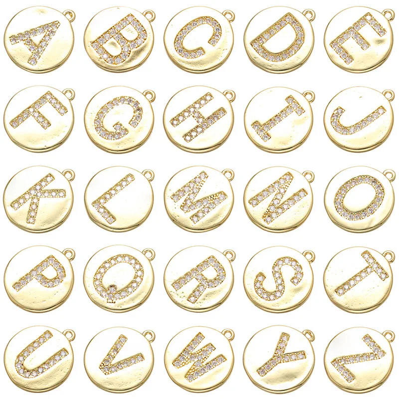 1pc New 14x16mm Round A-Z Alphabet Letter Crystal Charms Pendant For DIY Bracelet Necklace Jewelry Making Accessories
1pc New 14x16mm Round A-Z Alphabet Letter Crystal Charms Pendant For DIY Bracelet Necklace Jewelry Making Accessories