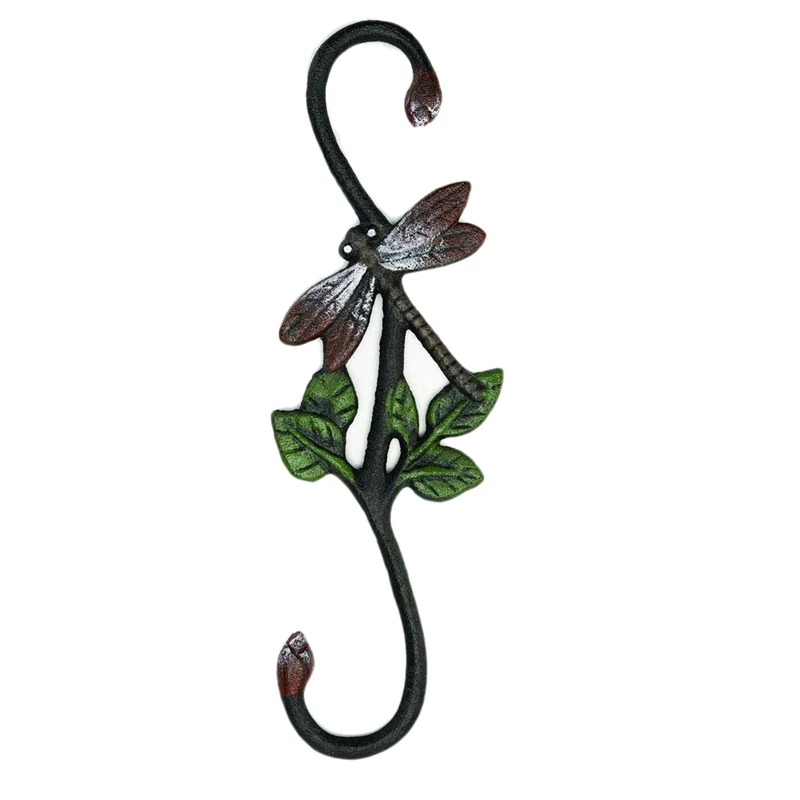 3Pcs Long Cast Iron S-Shaped Hook Plant Basket Hangers 
3Pcs Long Cast Iron S-Shaped Hook Plant Basket Hangers