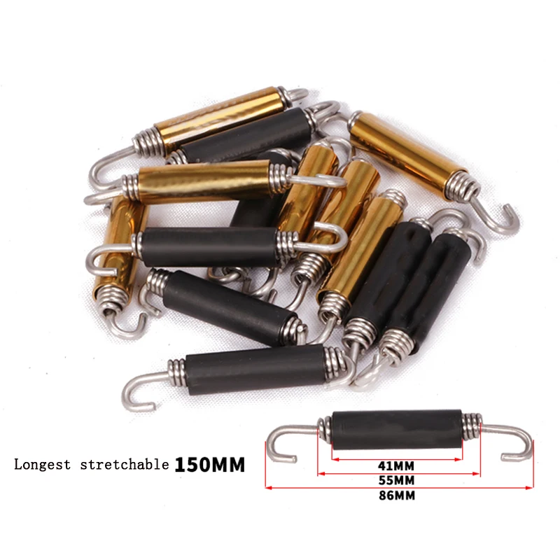 6 шт. универсальный мотоцикл выхлопной Пружинные крючки Нержавеющая сталь Передняя средняя Соединительная труба Вращающийся Металлически... 
6 шт. универсальный мотоцикл выхлопной Пружинные крючки Нержавеющая сталь Передняя средняя Соединительная труба Вращающийся Металлически...