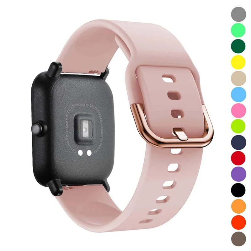 20mm 22mm Watch band For Amazfit GTS/2/2e/GTS2 Mini/GTR 42mm/47mm/GTR2/2e/stratos 2/3 Silicone Sport Bracelet Amazfit bip strap
20mm 22mm Watch band For Amazfit GTS/2/2e/GTS2 Mini/GTR 42mm/47mm/GTR2/2e/stratos 2/3 Silicone Sport Bracelet Amazfit bip strap