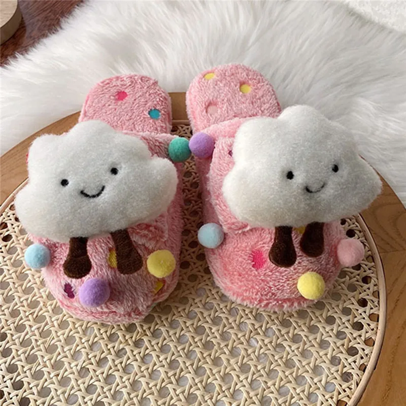 New Cute Cartoon Bear House Women Fur Slippers Winter Warm Plush Parent-Child Floor Slides Indoor Bedroom Girls Fluffy Slippes
New Cute Cartoon Bear House Women Fur Slippers Winter Warm Plush Parent-Child Floor Slides Indoor Bedroom Girls Fluffy Slippes