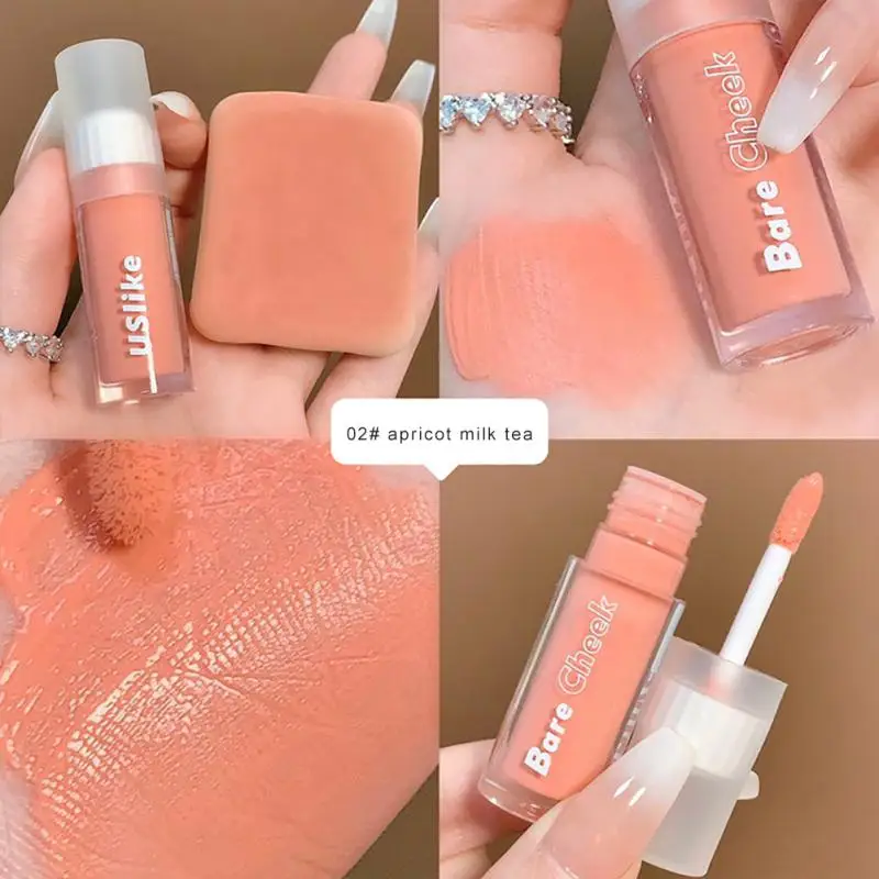 Uslike Liquid Blusher Face Contour Rouge Milk Tea Peach Pink Blush Makeup Long-lasting Matte Make Up Brighten Cheek Cosmetics
Uslike Liquid Blusher Face Contour Rouge Milk Tea Peach Pink Blush Makeup Long-lasting Matte Make Up Brighten Cheek Cosmetics