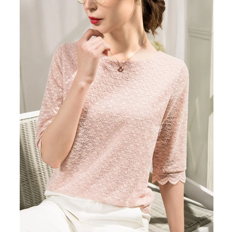 Ediwallen 2021 New Lace Top Women's Wear European Style Blouse French Top Lace Top Quarter Sleeve
Ediwallen 2021 New Lace Top Women's Wear European Style Blouse French Top Lace Top Quarter Sleeve