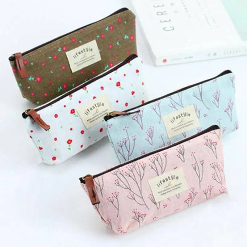 4PCS Stationery Case Pastoral Floral Print Pencil Bag Soft Texture Student Stationery Case With Zipper Pencile Case For Kids
4PCS Stationery Case Pastoral Floral Print Pencil Bag Soft Texture Student Stationery Case With Zipper Pencile Case For Kids