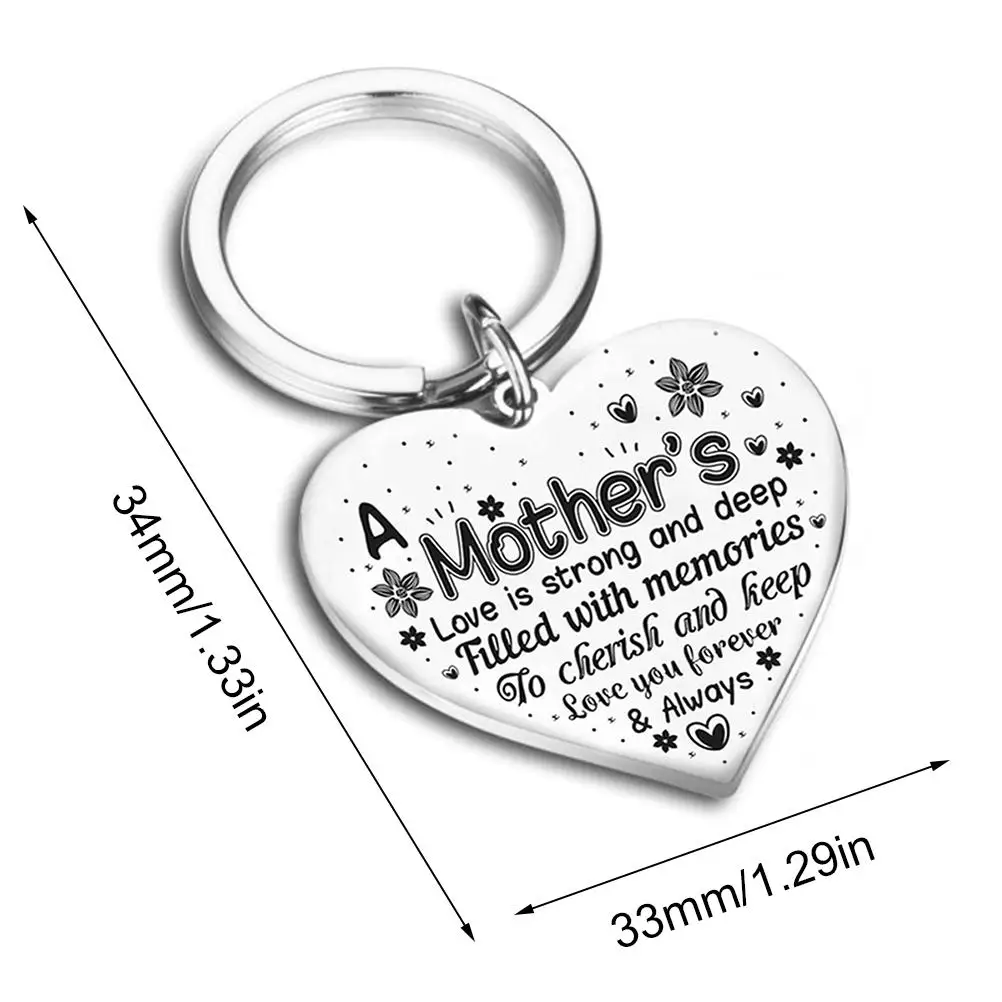 5pcs Heart Shaped Engraved Letters Keychain Mother's Day Keychain Wear Resistant Sturdy Love Pendant
5pcs Heart Shaped Engraved Letters Keychain Mother's Day Keychain Wear Resistant Sturdy Love Pendant