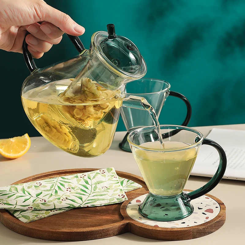 Creative Nordic Teapot High Borosilicate Glass Transparent Heat Resistant Tea Pot Set Filter Coffee Pot Office Set Home Tool
Creative Nordic Teapot High Borosilicate Glass Transparent Heat Resistant Tea Pot Set Filter Coffee Pot Office Set Home Tool