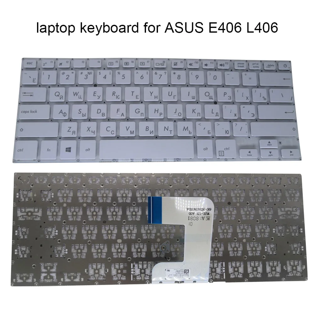 RU TR Replacement Keyboards for ASUS E406 E406SA E406MA E405S E406M L406 black laptop keyboard Russian Turkey New 0KNB0 F127RU00
RU TR Replacement Keyboards for ASUS E406 E406SA E406MA E405S E406M L406 black laptop keyboard Russian Turkey New 0KNB0 F127RU00