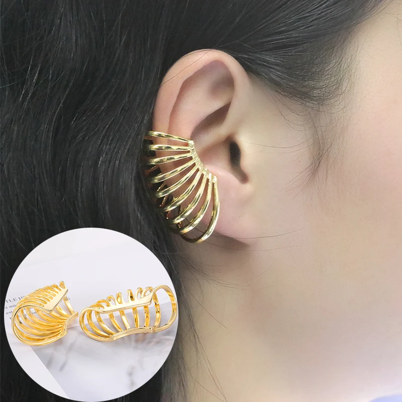 Fashion Simple Ear Cartilage Clip Metal Turbine Earrings For Women Round Ear Cuff Beautiful Girl Jewelry Best Friend Gift BFF
Fashion Simple Ear Cartilage Clip Metal Turbine Earrings For Women Round Ear Cuff Beautiful Girl Jewelry Best Friend Gift BFF