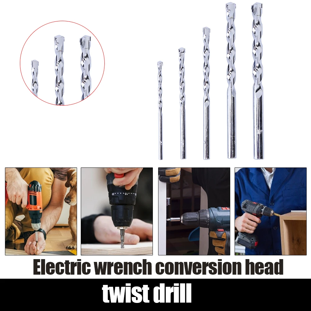 5pcs Masonry Drills Bits Set Tipped Carbide Tip For Masonry Tile Concrete Brick Stone Drillling 4-10mm
5pcs Masonry Drills Bits Set Tipped Carbide Tip For Masonry Tile Concrete Brick Stone Drillling 4-10mm