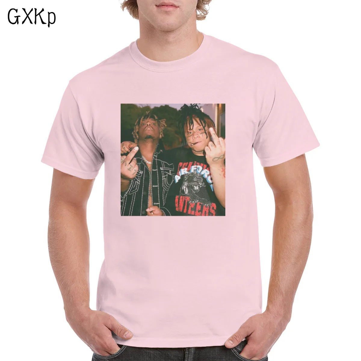 Funny Juice Wrld and Trippie Redd t shirt Unisex Harajuku Retro 90's aesthetic graphics Tops 100% Cotton T-shirt Female/Man
Funny Juice Wrld and Trippie Redd t shirt Unisex Harajuku Retro 90's aesthetic graphics Tops 100% Cotton T-shirt Female/Man