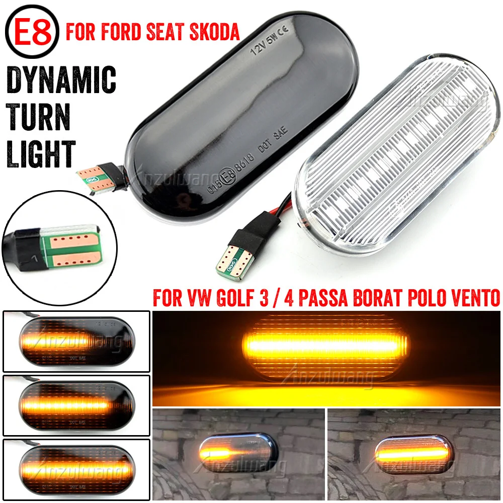 For Volkswagen VW Bora Golf 3 4 Passat 3BG Polo SB6 Led Dynamic Side Marker Turn Signal Light Sequential Blinker Light
For Volkswagen VW Bora Golf 3 4 Passat 3BG Polo SB6 Led Dynamic Side Marker Turn Signal Light Sequential Blinker Light