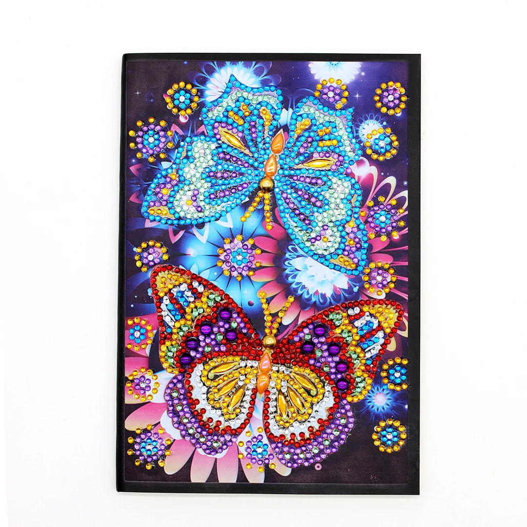 DIY Special Shaped Diamond Painting Butterfly Office Notebook Diamond Cross Stitch Embroidery Sketchbook Drawing Book
DIY Special Shaped Diamond Painting Butterfly Office Notebook Diamond Cross Stitch Embroidery Sketchbook Drawing Book