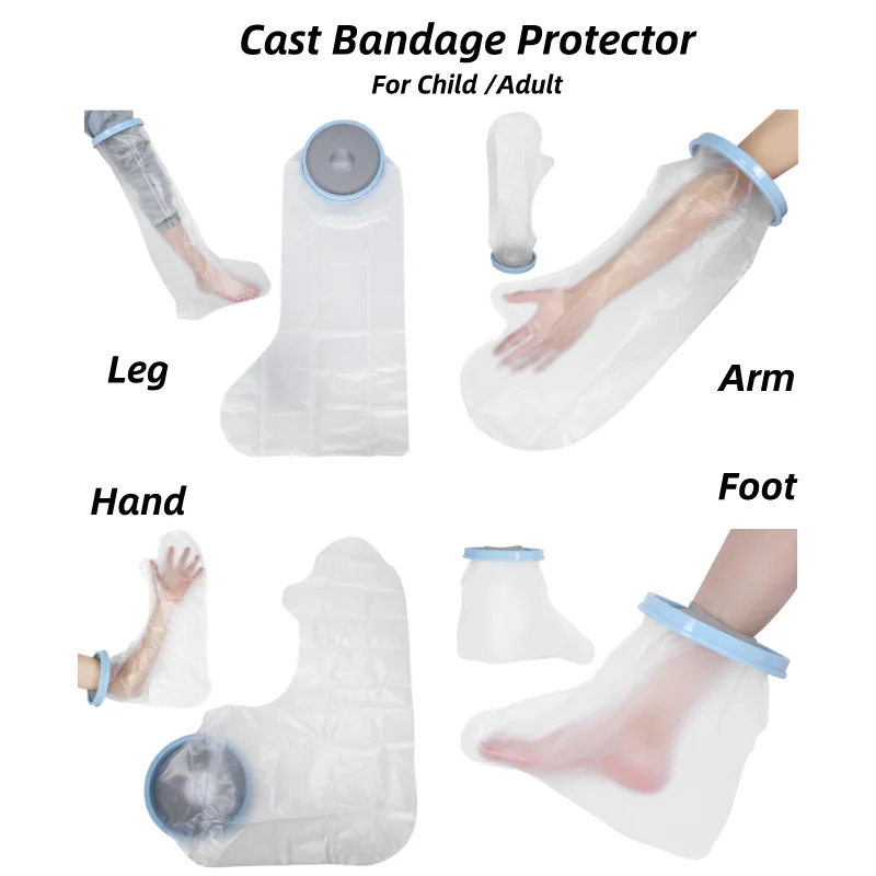 

Водонепроницаемая герметичная повязка для душа для детей и взрослых, защита от перелома ног, рук и рук, защитный рукав для ванны