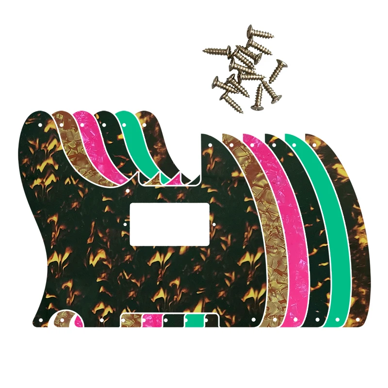 Xin Yue Guitar Parts For US Standard 8 Screw Holes Tele Telecaster With PAF Humbucker Guitar Pickguard Scratch Plate
Xin Yue Guitar Parts For US Standard 8 Screw Holes Tele Telecaster With PAF Humbucker Guitar Pickguard Scratch Plate